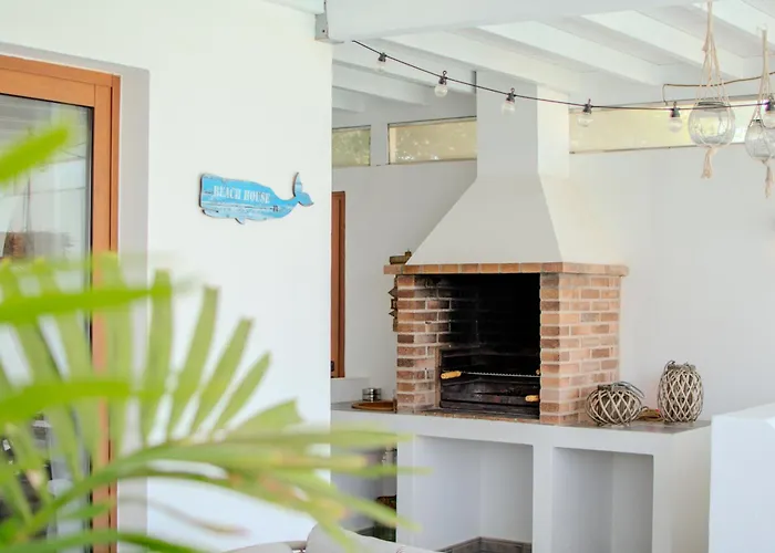 Semesterbostad Achaman - Peace, Sea Views And Heated Pool *