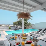 Achaman - Peace, Sea Views And Heated Pool بيت للعطل بلايا بلانكا