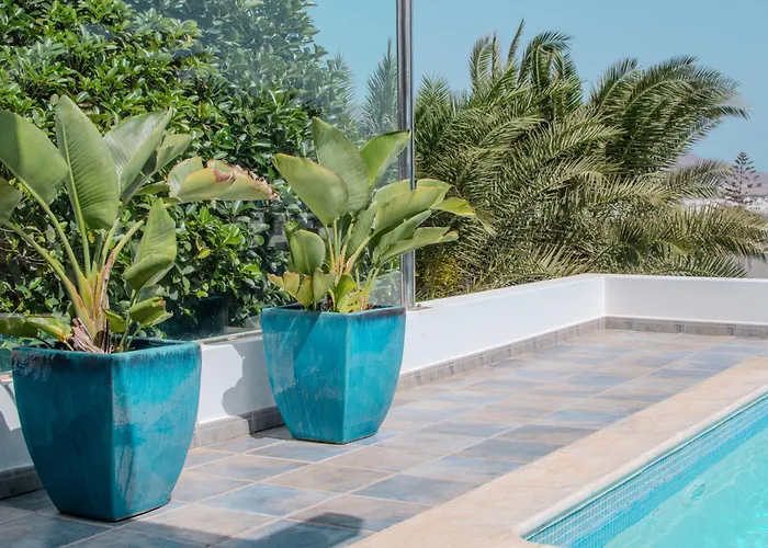 Achaman - Peace, Sea Views And Heated Pool بيت للعطل بلايا بلانكا